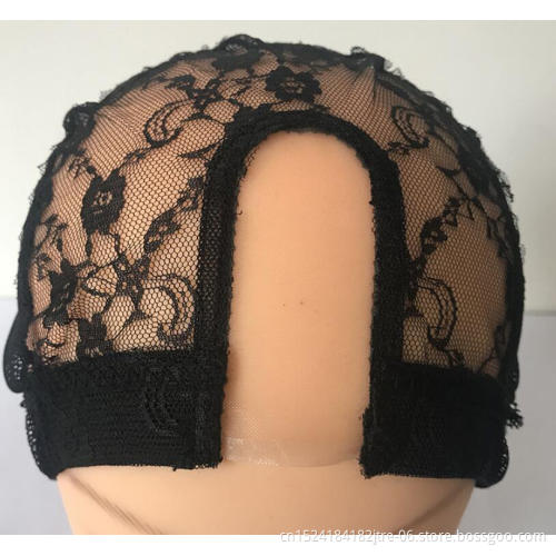 Factory wholesale u part shape wigcap for make wig, monofila wig makecap